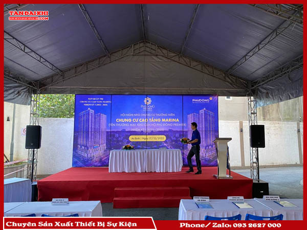 Bàn Giao Sân Khấu Công Ty Sự Kiện Hoàng Phát